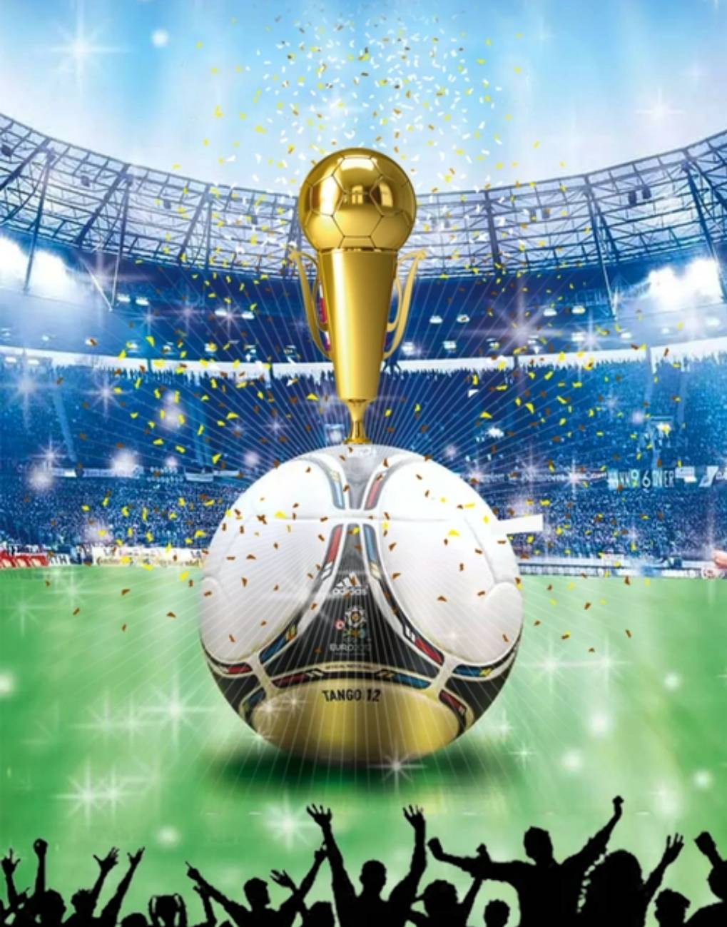 足球比赛，球员们竭尽全力争胜