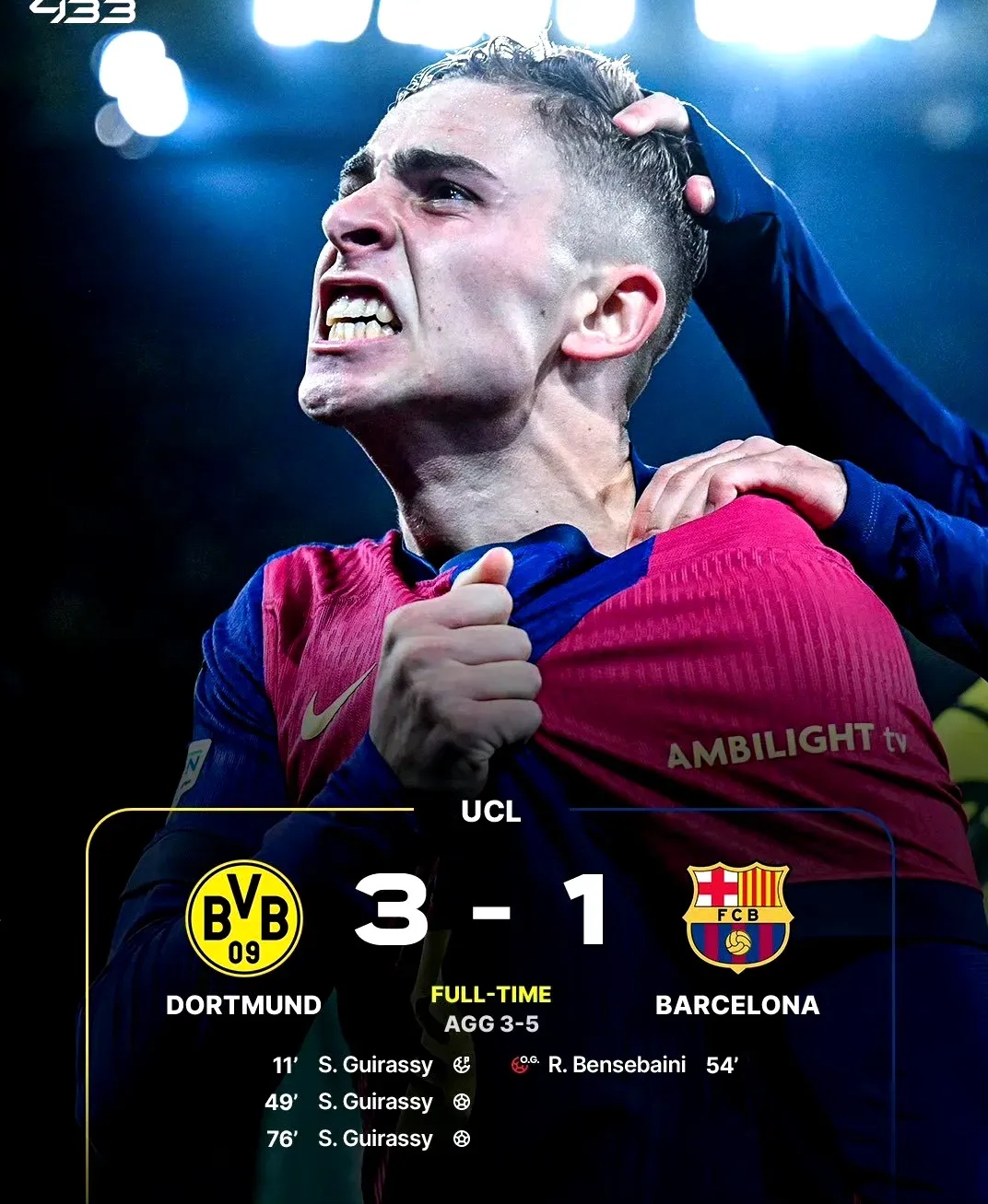 阿贾克斯惊险击败巴萨，取得突破